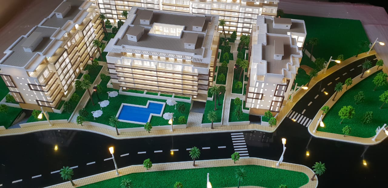 Maquette d'usine chimique