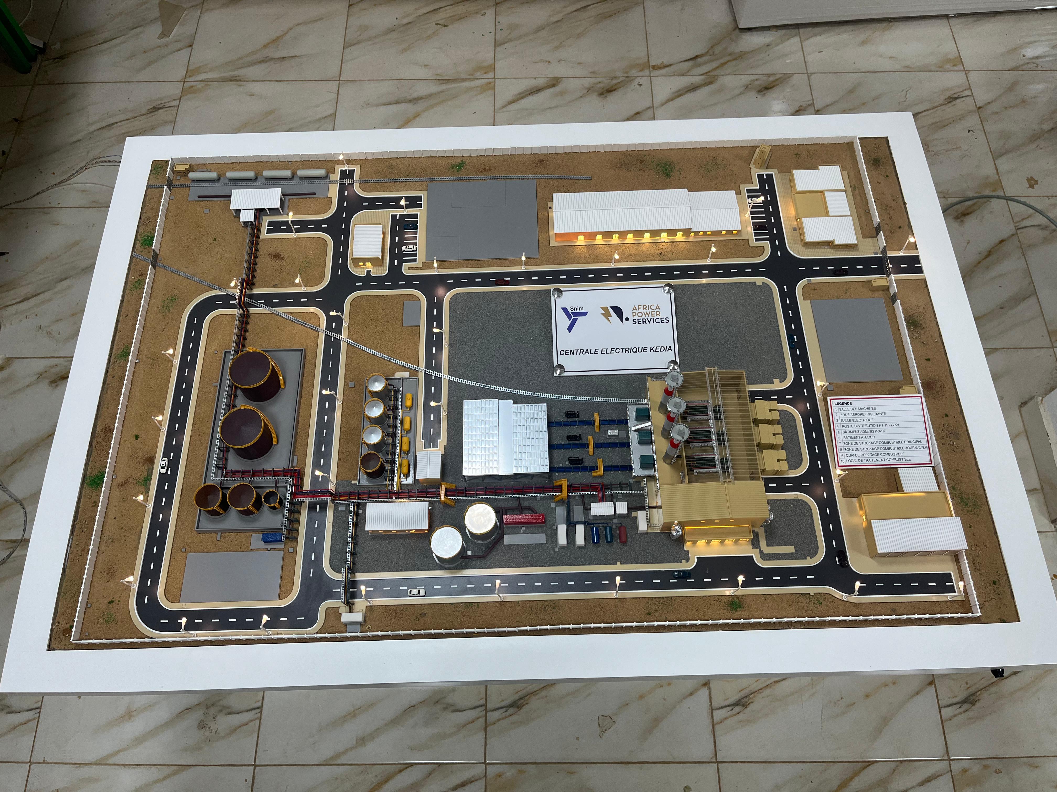 Maquette industrielle détaillée - Vue 3