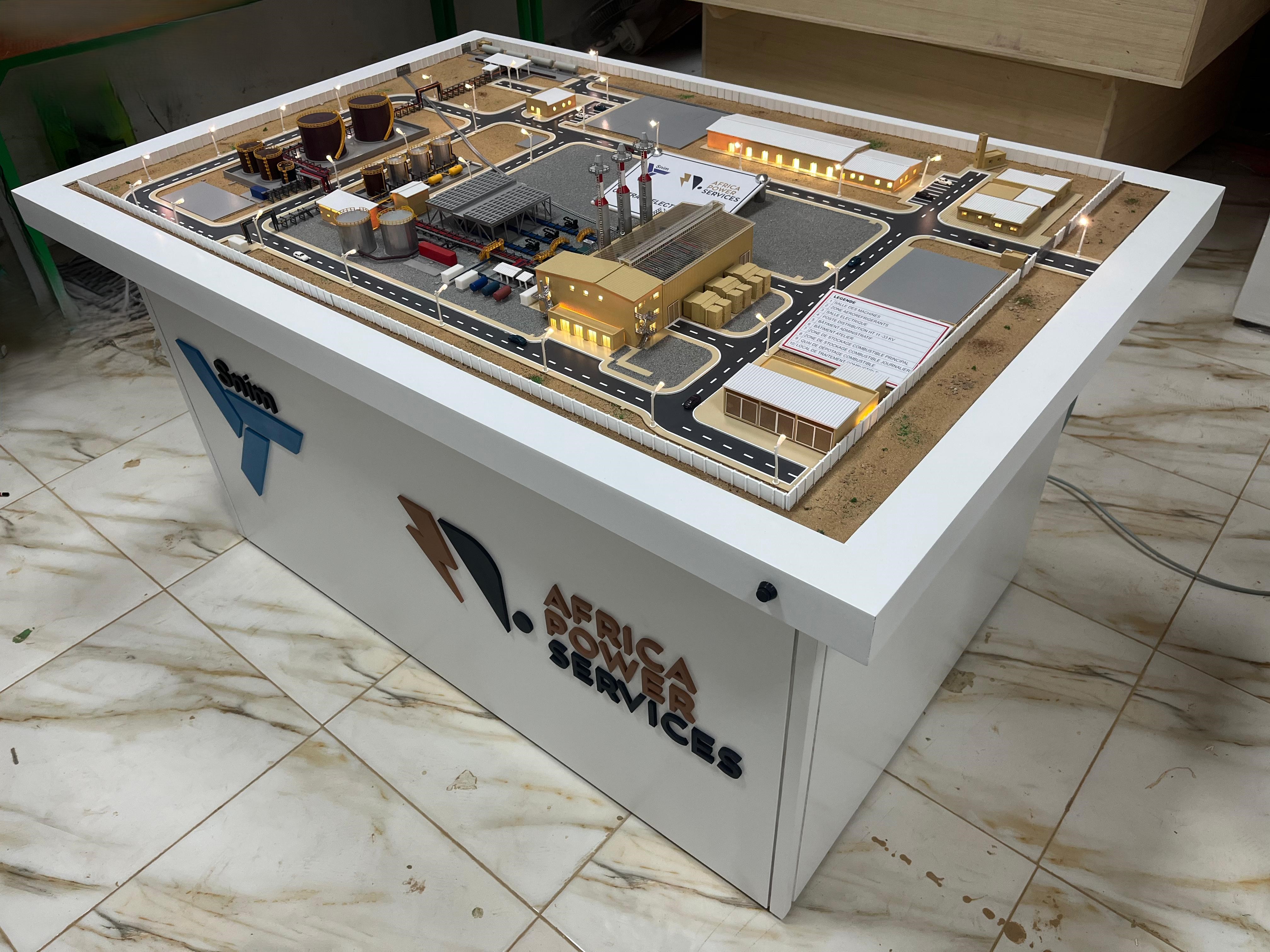 Maquette industrielle détaillée - Vue 4